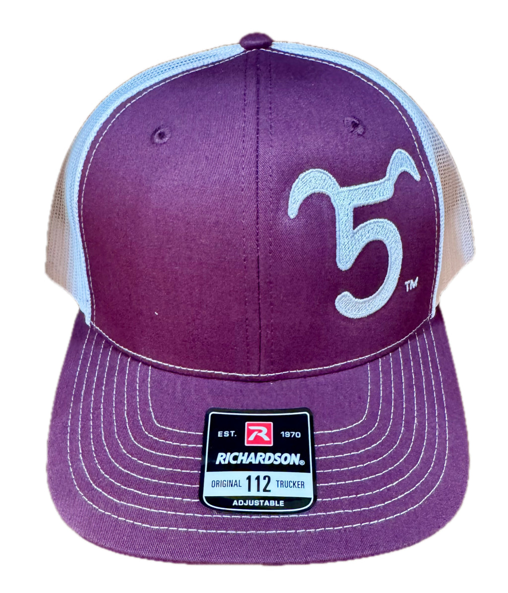 Flying 5 Brand Signature Logo Truckers Cap