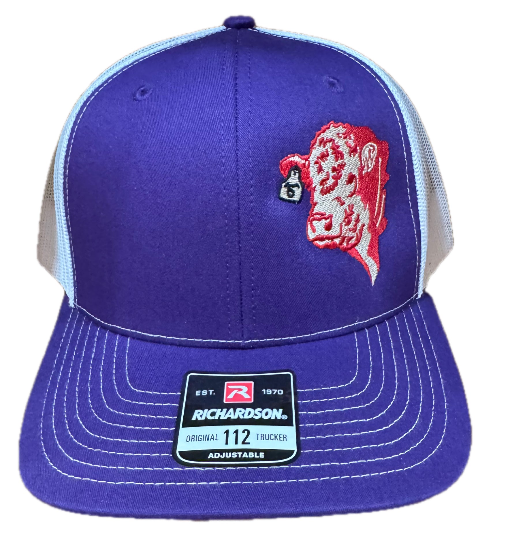 Flying 5 signature Hereford Bull, Truckers Cap