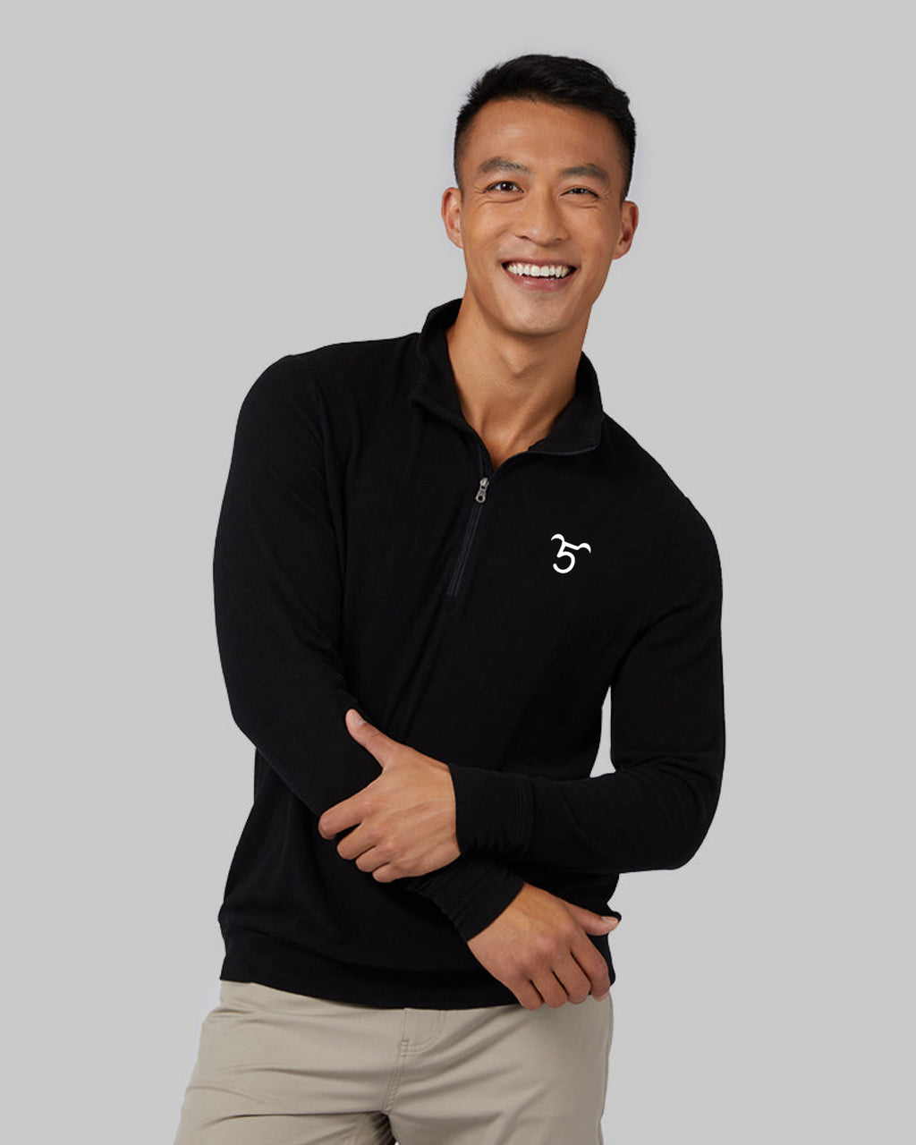 Men’s Sweater Knit 1/4 Zip Top