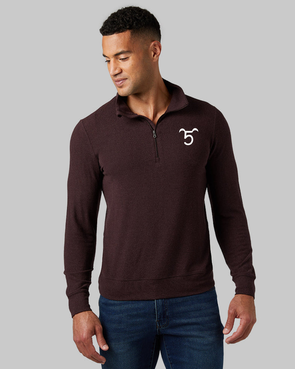 Men’s Sweater Knit 1/4 Zip Top