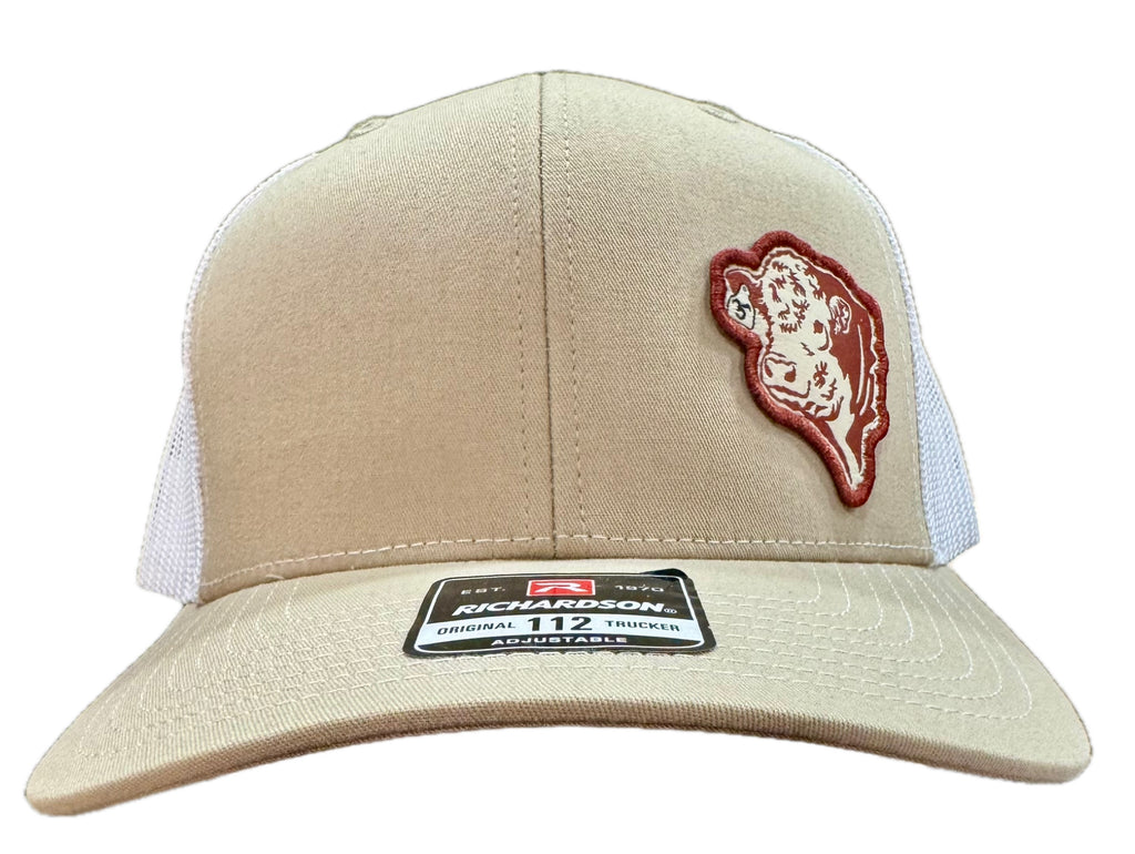 Flying 5 Signature Hereford Bull Patch Trucker Cap