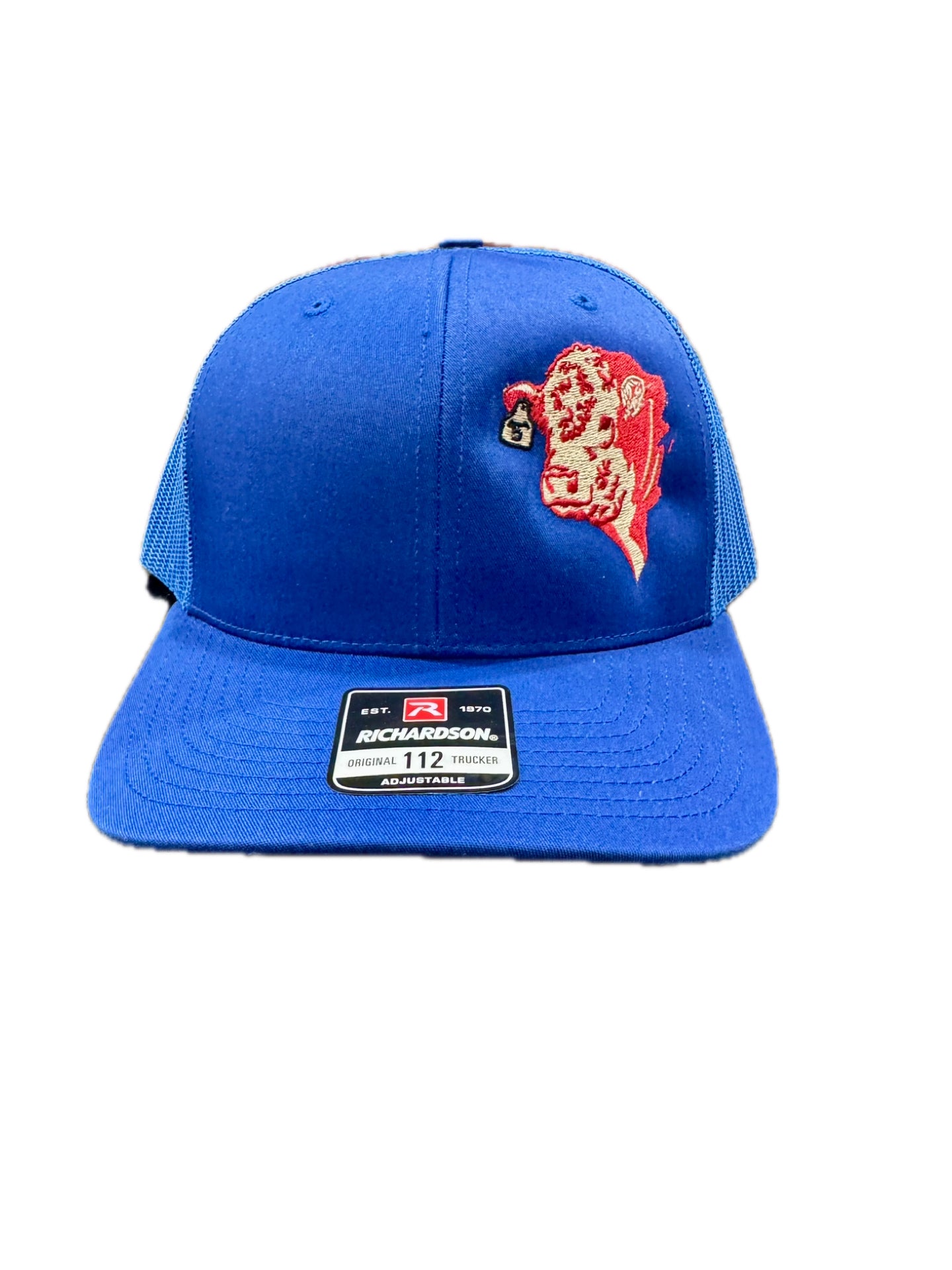 Flying 5 signature Hereford Bull, Truckers Cap